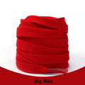 Classic Solid Color Laces 0.8cm Wide Flat Shoes Sneakers shoelaces Shoe Accessories 100/120/140cm shoelace 1Pair