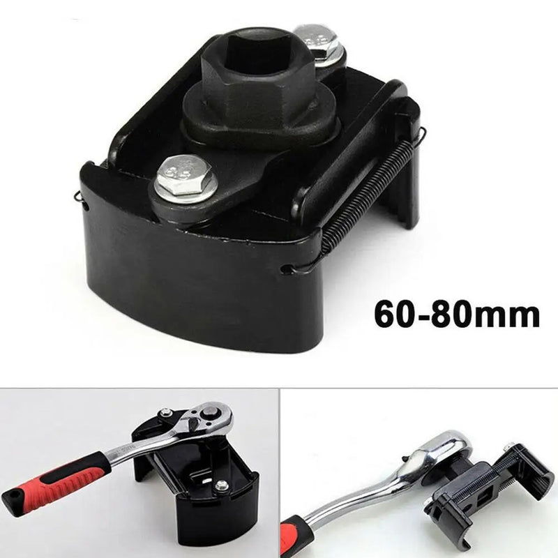 Oil Filter Wrench Tool For Auto Maintenance Cast Steel Filter Remover Tool Adjustable Steel Spanner For Car Disassembly Tools