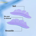 LOMANSA 1 Pair Glitter Butterfly Lash Lift Pad Eyelash Perm Rod Shield Lash Lifting Pads 3D Eyelash Curler Extension Accessories