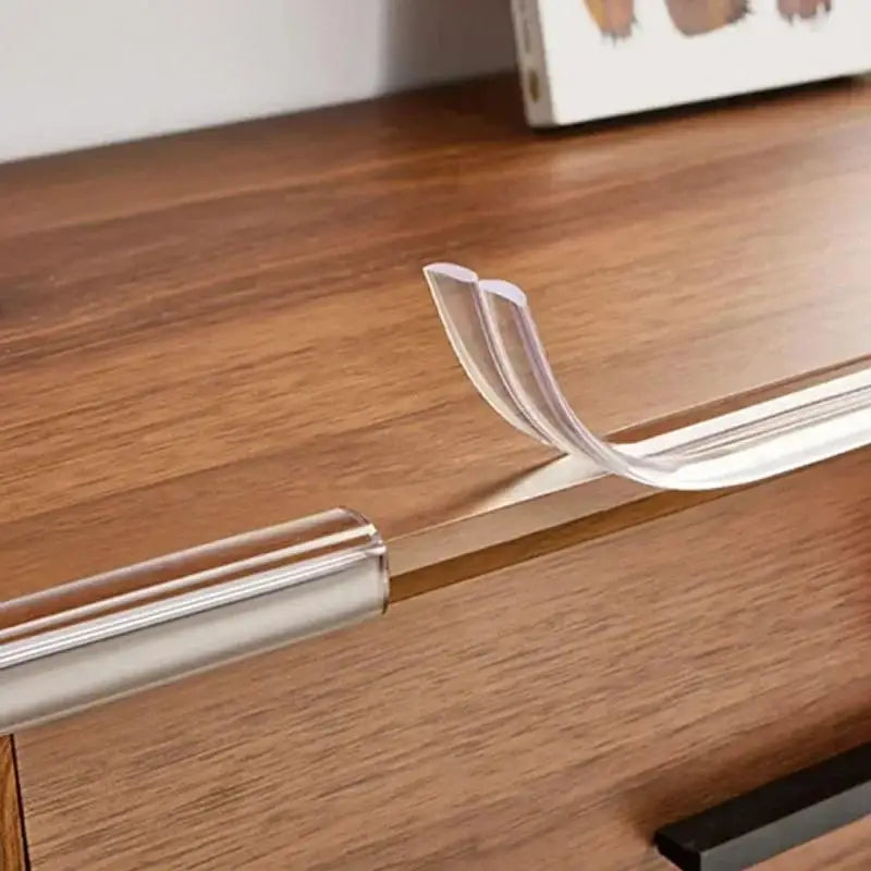 1/2/ Table Edge Guard Furniture Corner Protector Strip Self Adhesive Transparent Kids Collision Proof Soft Bumper Baby Safety