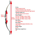 68 Inch Takedown Bow 20-40 lbs Hunting Alloy Handle Right | SAMAG