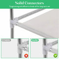 Closet Wardrobe Organizer Storage Rack Portable Clothes Shoe Clothing Shelf Dustproof Non-woven Fabric Quick and Easy to Assembl