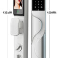 2026 Tuya Wifi Palm Face Recognition Smart Lock Video Monitoring Intercom Smart Door Lock Compatible with Israeli Mortise