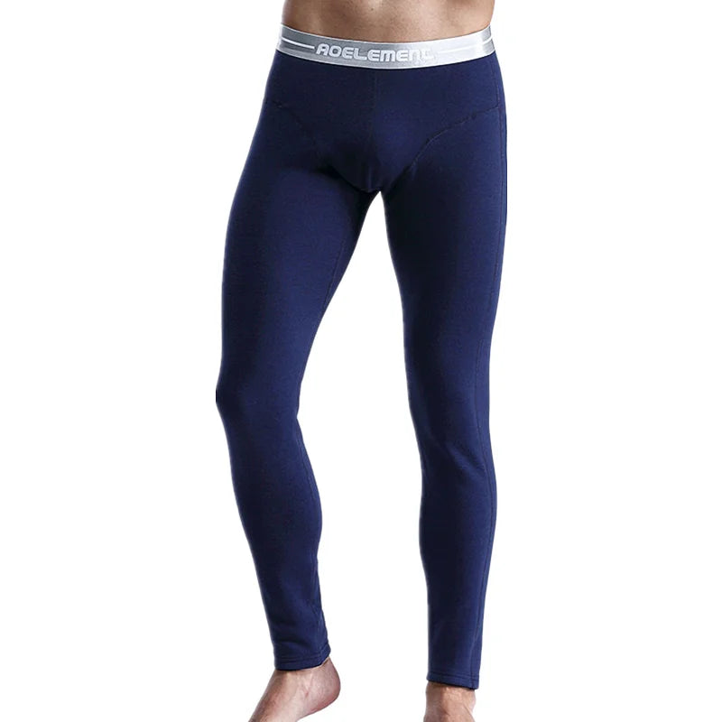 Men's Winter Thermal Underwear Warm Velvet Long Johns Man Thick Double Layer Leggings Breathable Thermo Pant Pantalon Termico