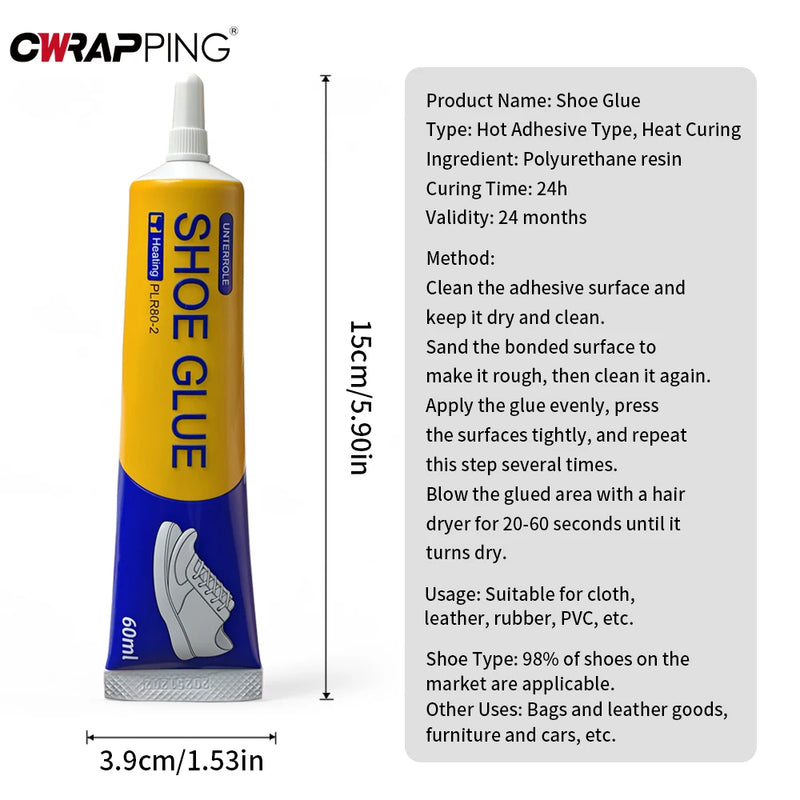 Super Strong Glue Shoes 1/2/3/5PCS Universal Diy Transparent Liquid Glue for Shoe 60ml Crafts Bond Very Resistant Glues Craft