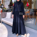 ZANZEA Muslim Women Maxi Dress Modest Fashion Hijab | SAMAG