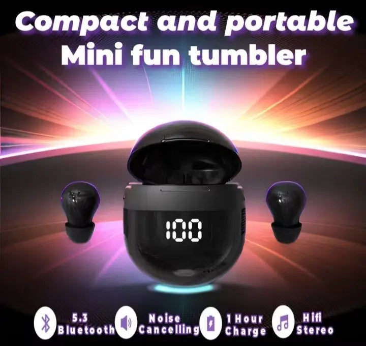 Heavy Bass Sleep Headphones Wireless Bluetooth Earphones With Mic Sports Earbuds Noise Reduction Mini HD Headset For Smart Phone