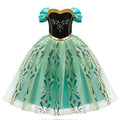 Girls Elsa Anna Dress Children Princess Carnival Dress Kids Jasmine Rapunzel Pageant Flower Disguise Birthday Cosplay Costume