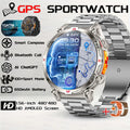 2026 New Outdoor GPS Sports Smartwatches Men Compass 10ATM Waterproof 24/7 Health Monitoring Chat GPT Bluetooth Call Smart Watch