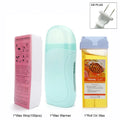 2026 Depilatory Wax Cream Hair Removal Roller Wax Heater Waxing Hot Cartridge Warmer Equipment Tool Waxing Kit Unisex Roll on