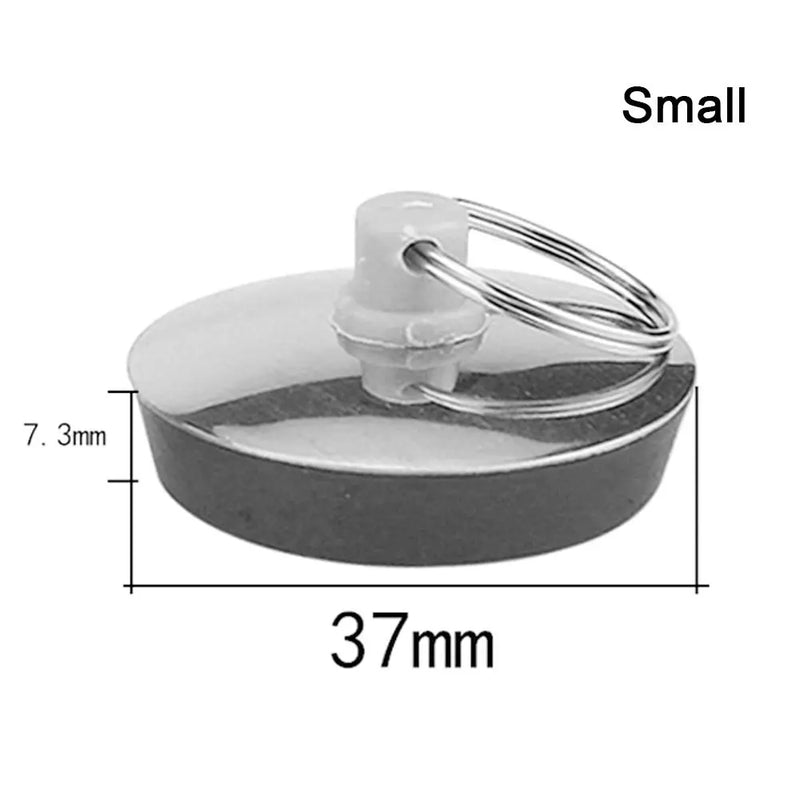 1Pcs Stainless Steel Bath Plug Kitchen Bathroom Accessory Rubber Drain Stopper Water Easy to Use Bath Tub Caps