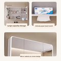 Minimalist Modern Arc-shaped Smart Bathroom Mirror Cabinets Home Furniture Wall-mounted Bathroom Mirror Cabinet with Lighting b