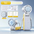 Muxce Portable Cooling Mini Air Conditioner Fan 2026 New Foldable Rechargeable Long Battery Life Low Noise Handheld Strong Power