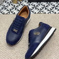 BILLIONAIRE BLSK CPRT Shoes Cowhide 2025 new embroidery fashion quality comfort motion Men‘s European size 39-45 Black Shoes