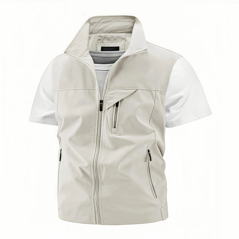 2026 Spring Summer Work and Leisure All-Match Trendy Fishing Vest Multi-Pocket Vest High-End Custom Text Logo Printed