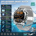 2026 Offline Map New Smart Watch 3ATM Waterproof GPS Navigation Compass Altimeter Flashlight Men 170+ Sports Bracelet Men Women