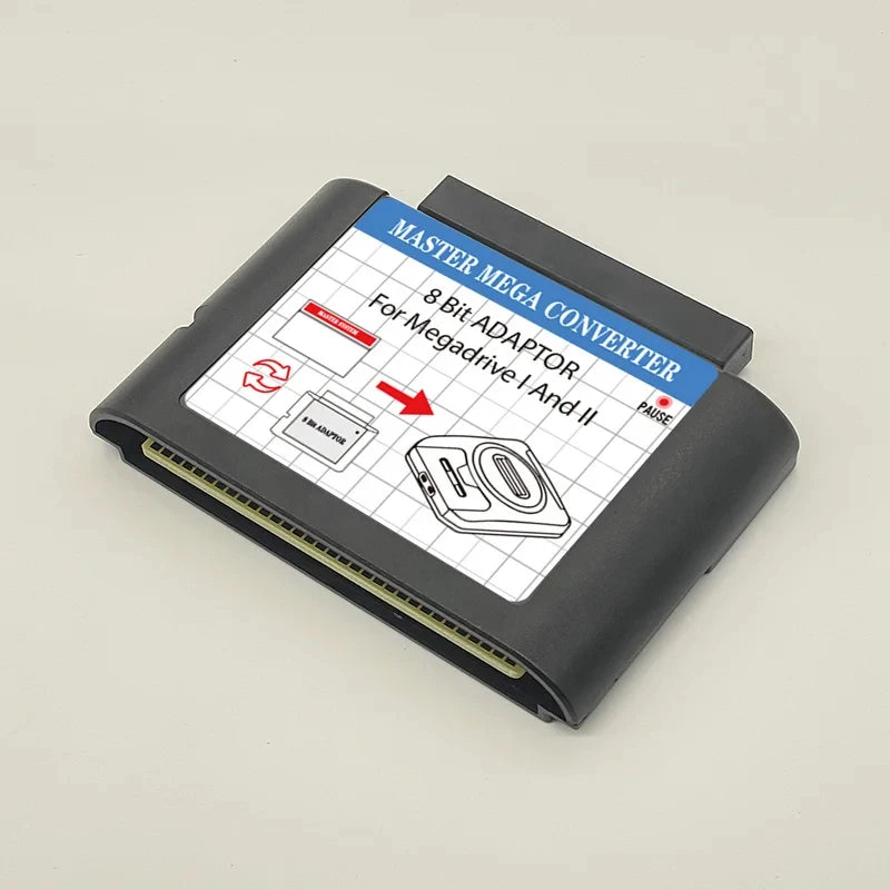 Master System Game Cartridge Converter Adapter for SEGA Mega Drive I/II First/Second Generation 16-bit Video Game Consoles