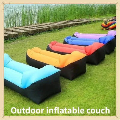 Lazy Foldable Portable Inflatable Lounger Comfort Camping | SAMAG