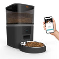 4L Automatic Cat Feeder Smart Pet Feeder For Cats Small Dogs Food Dispenser With Camera Recorder Timing Quantitative Double Bowl
