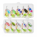 Fishing Spoons Lures Metal Baits Set Artificial Hard | SAMAG