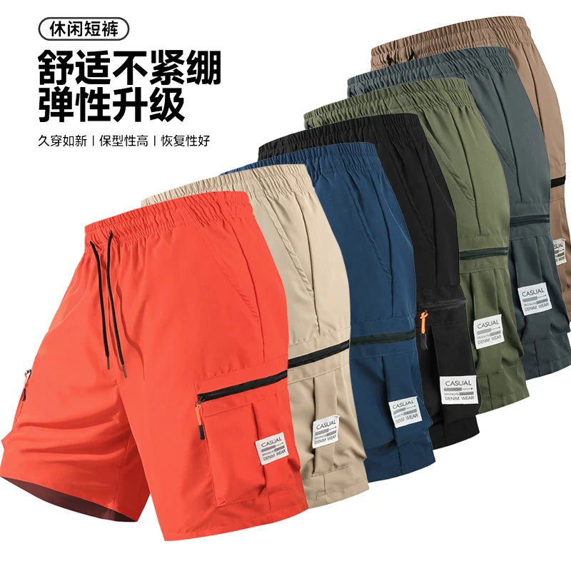 Workwear shorts for men summer mid-length pants | SAMAG
