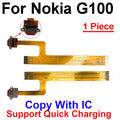 USB Charging Board Dock Port Flex Cable For Nokia XR20 XR21 X30 USB Charger Connector Flex Cable Board Ribbon Repair Parts