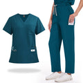 Summer Short Sleeved Hospital Doctor Uniforms Spa Uniforms Dental Clinic Medical Scrubs Suits Pet Grooming Veterinary Nurse Sets