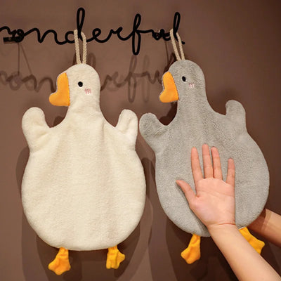 Cartoon Goose Hand Towel for Kitchen Bathroom & Toilet | SAMAG