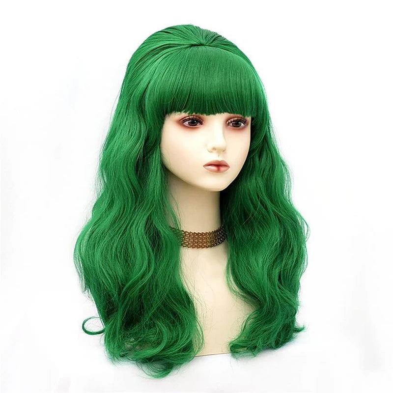 HAIRJOY Beehive  Wig Womens Curly  Long Heat Resistant Synthetic Hair Cosplay Wigs