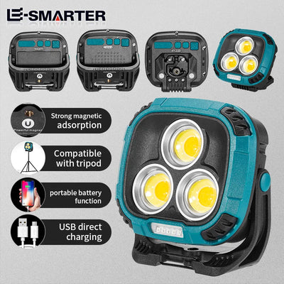 Powerful LED Flashlight Power Bank USB Rechargeable Torch | SAMAG