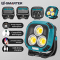Powerful LED Flashlight Power Bank USB Rechargeable Torch Light Strong Magnetic Adsorptio High Power Flashlight Lantern