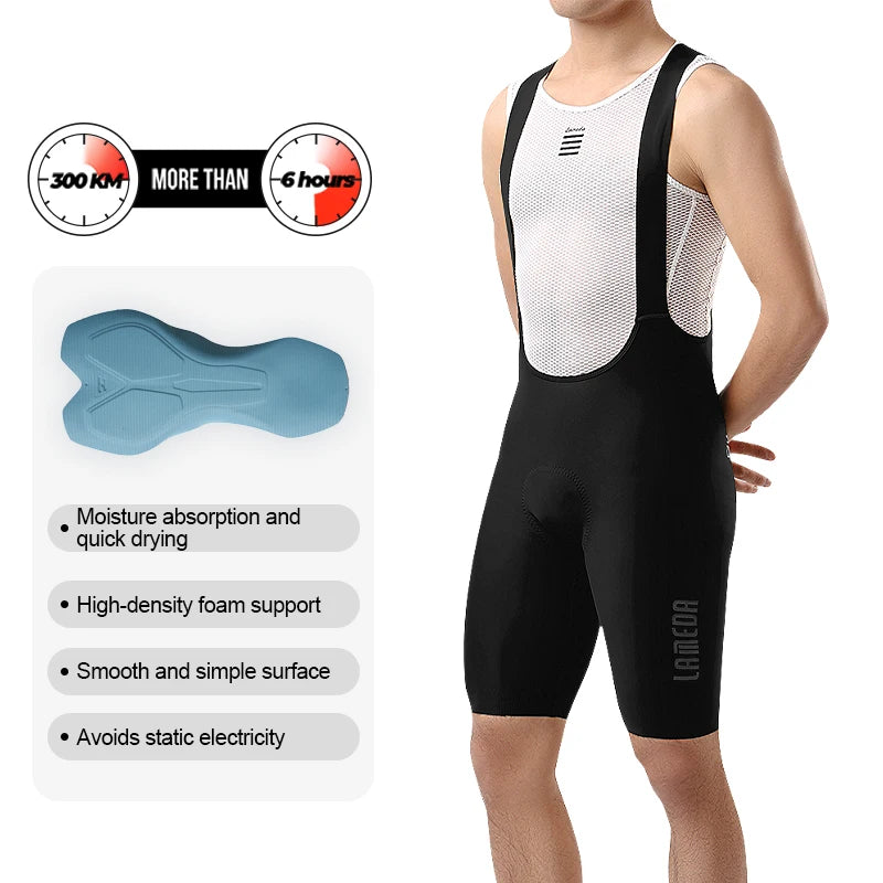 LAMEDA Professional Cycling Bibs Men Breathable Summer Bicycle Shorts Pants Padding MTB Bike Shorts for Men MTB Cycling Clothing
