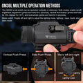 Trustfire GM36L Tactical LED Pistol Light 2350 Lumen 210M Light Range With Pointer Mini LED Pistol Flashlight Compact Type-C Rechargeable Quick Release LED Torch Flashlight for Gl0ck IPX4 Waterproof