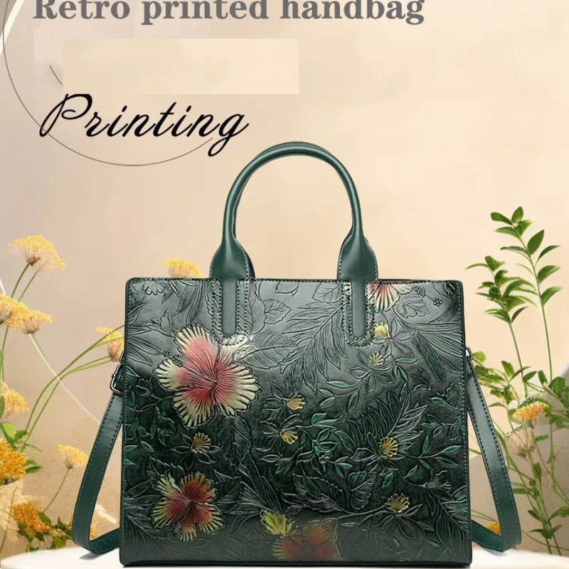 High Quality Handbag Women Designer Shoulder Bag Large Capacity Office Pocket Embossed Diagonal Cross Bag Official Document Bag