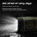 LED Flashlight Hand Crank Solar Powered Rechargeable - View 2 | SAMAG