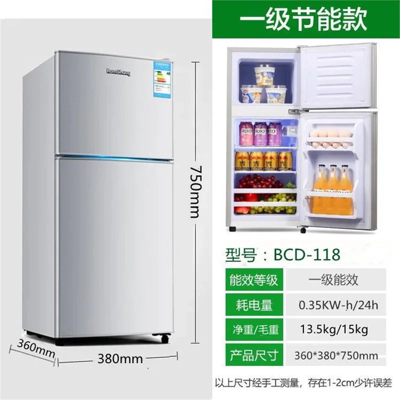 Modern 41*41*107cm Style Three Doors Bottom-Freezer Refrigerator Hot Sale Large Volume Household Unit Electric Frost-Free