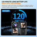 ANSVICAM 4K Mini Body Camera with 64GB Card Thumb Action Camera Magnetic with EIS Wearable POV for Tiktok Vlogging Motorcycle