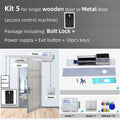 RFID Access Control System Electronic Gate Opener Home Garage Set Eletric Magnetic RFID Smart Door Lock Kit Automatic Controller
