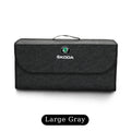 Car Trunk Organizer Bag Foldable Stowing Tidying Storage Box For Skoda Octavia Superb Rapid Kodiaq Karoq Fabia Kamiq Roomster