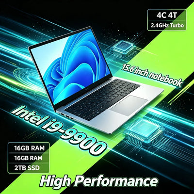 Ultra Slim 15.6 Inch Laptop Intel Core i9 9900 8C 16T | SAMAG