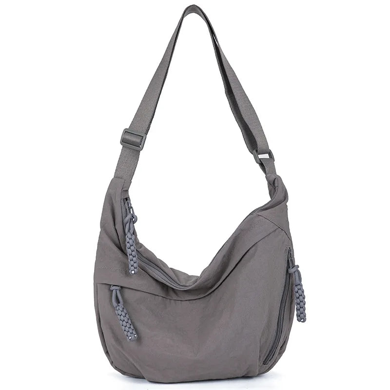 Casual Nylon Hobos Crossbody Bag for Women Handbag Purse Shoulder Underarm Bag Large Capacity Tote Bag Ladies Travel Shopper Bag