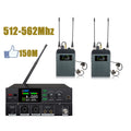 Leicozic PM10 True Diversity Stereo Wireless In Ear Monitoring System 150M 2x150mW Hifi Sound System In-Ear IEM Pro Stage Audio