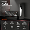 YUNZII AL68 Black QMK/VIA Mechanical Keyboard, Wireless - Visuel 2 | SAMAG