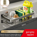 No Drill Adhesive Type Kitchen Organizer Kitchen Shelf Cleaning Cloth Storage Draining Rack Household Detergent Sponge Rack