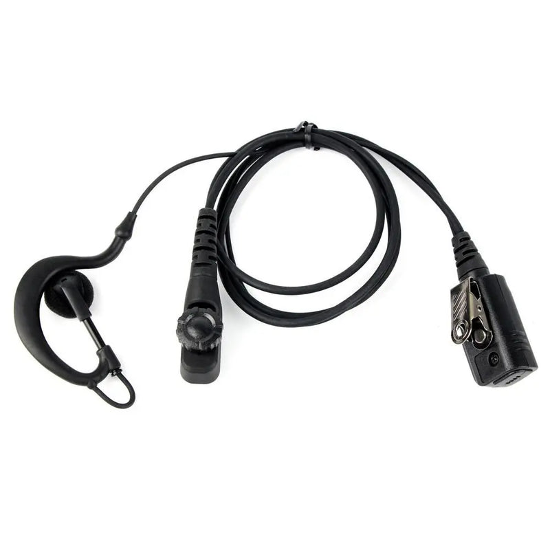 PTT Earpiece Mic Earphone for Airbus EADS Cassidian TH9 THR9i THR9 Ex THR9+ Two-Way Radio Walkie Talkie Headset