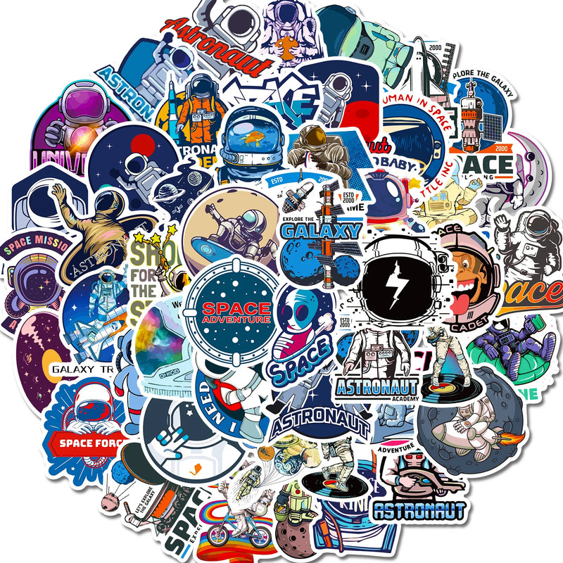 10/25/ Outer Space Graffiti Stickers Cartoon Astronaut - View 6 | SAMAG