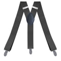 Fashion Suspenders for Men Women 3.5cm Y-Back 3 Clips Adjustable Elastic Shirt Trouser Braces Strap Belt Gifts for Dad Husband
