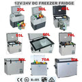 40L Built-in Drawer Fridge Freezer Compressor 12V/24V DC/AC/Solar Powered Frost-Free Modern Design Car Refrigerator for Truck