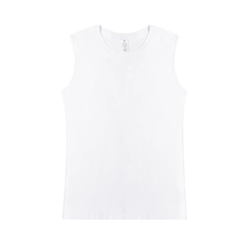 MRMT 2026 Brand New Men's Cotton Tanks Tops Solid Color Undershirt Sleeveless Man T shirt Tank Top Bottoming Men Vests For Male