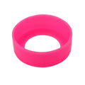 1Pc 6.5CM 28 Solid Color 13.5G Silicone Cup Bottom Cover Water Protective Support Anti Scald Round Odorless Fall Thermostability